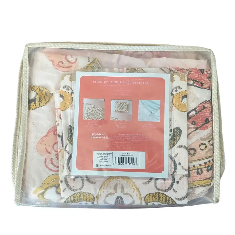 Opal House Desert Rose Paisley Medallion 2 Pc Duvet Cover Set, Twin/XL Twin Bed